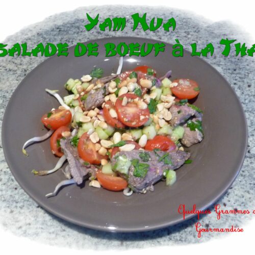 yam nua, salade de boeuf à la thaï
