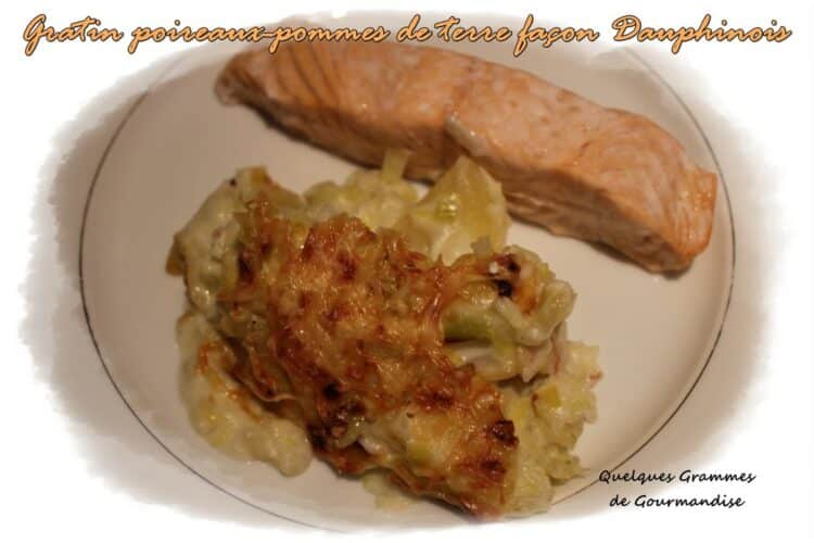 gratin poireaux pommes de terre façon dauphinois