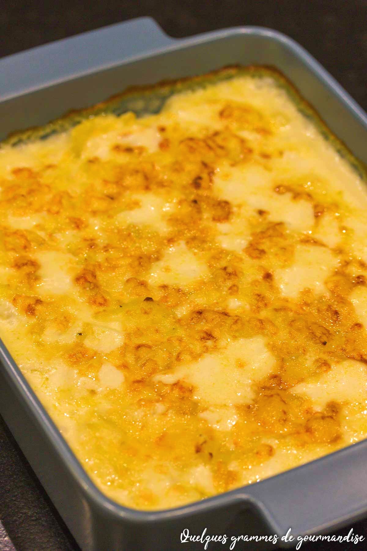 Gratin de poireaux et pommes de terre