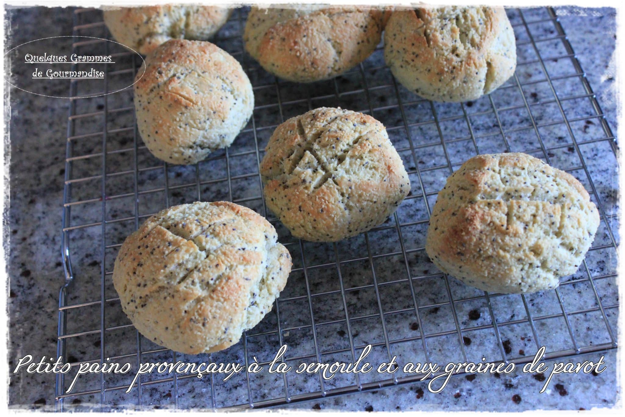 Petits Pains à la semoule