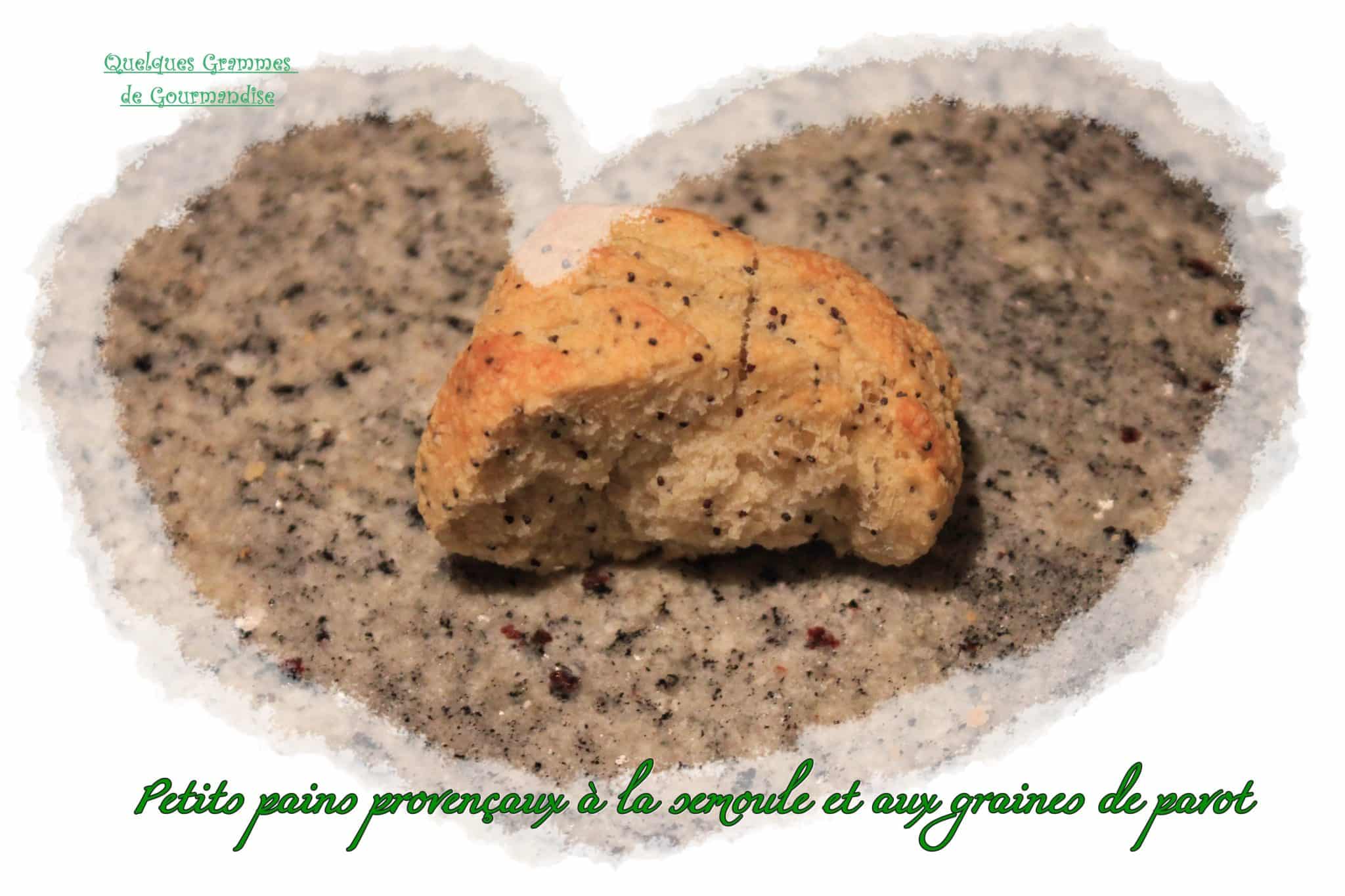 Petits Pains Provencaux SemouleP avot