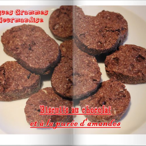recette de biscuits au chocolat à la purée d'amandes