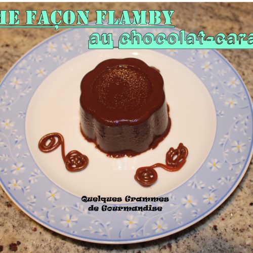 flanby chocolat carambar
