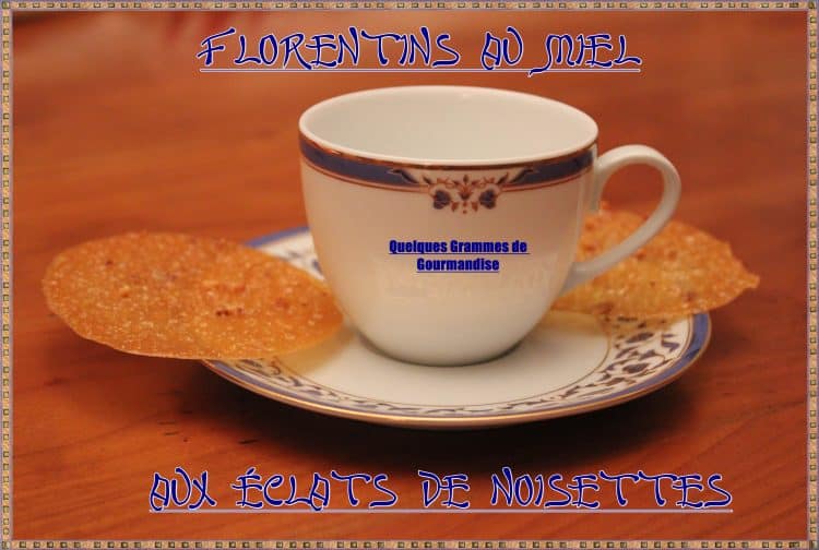 florentins au miel de Martha Stewart