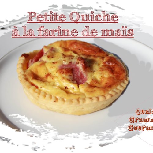 quiche à la farine de maîs