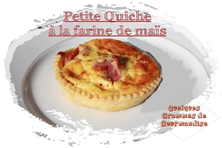 quiche à la farine de maîs