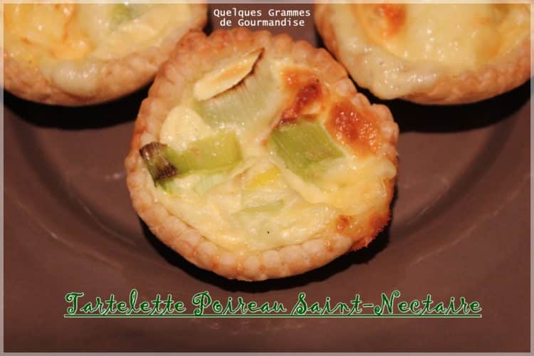 Tartelettes poireau St Nectaire