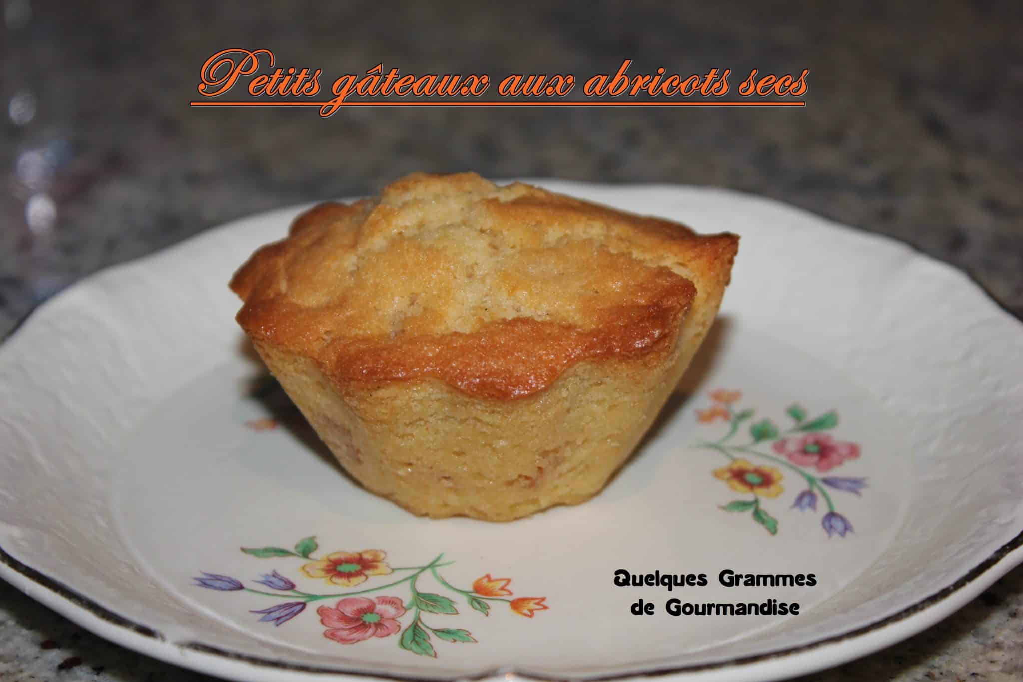 petits gateaux aux abricots secs