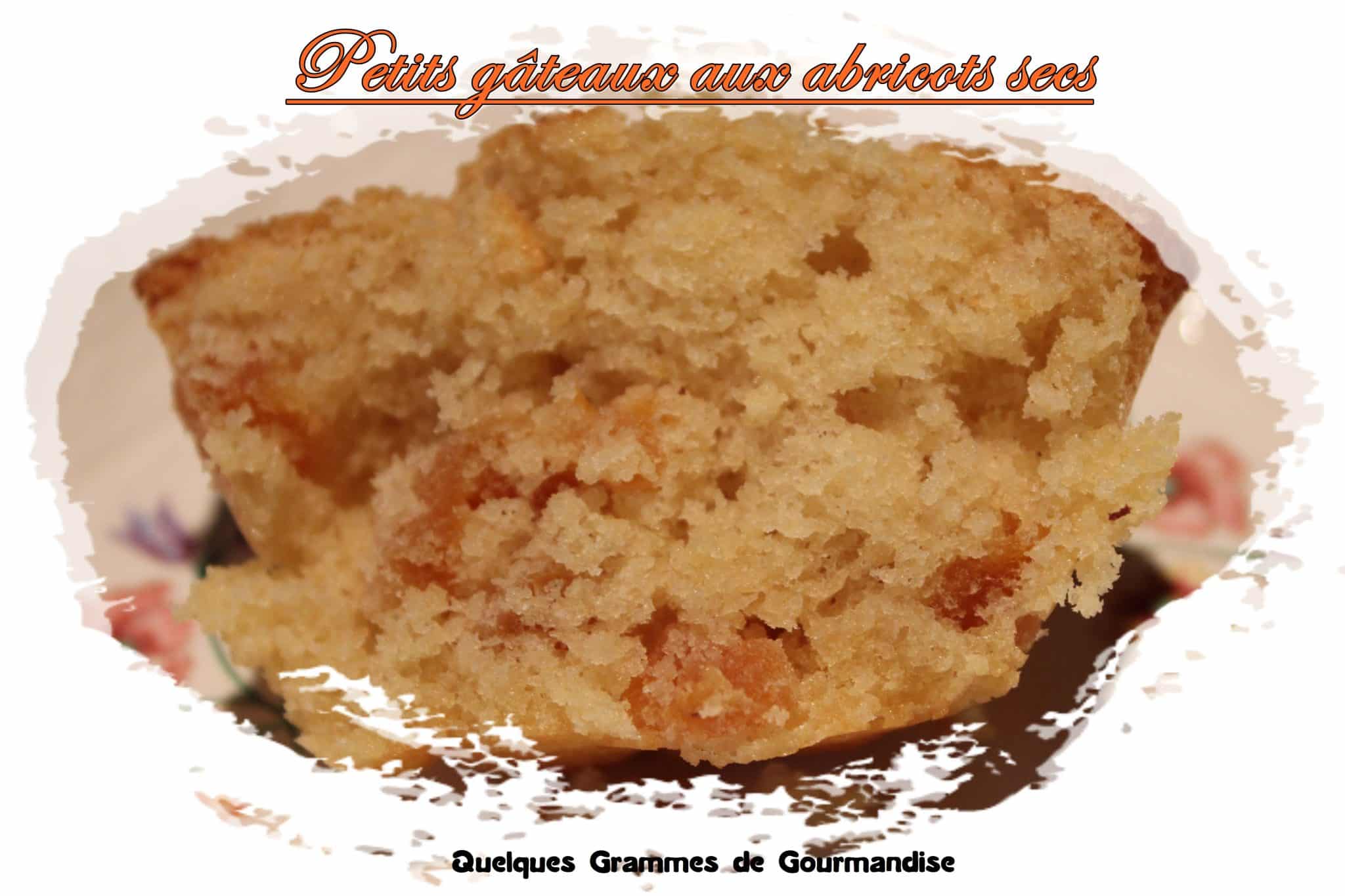 coupe de petits moelleux aux abricots secs