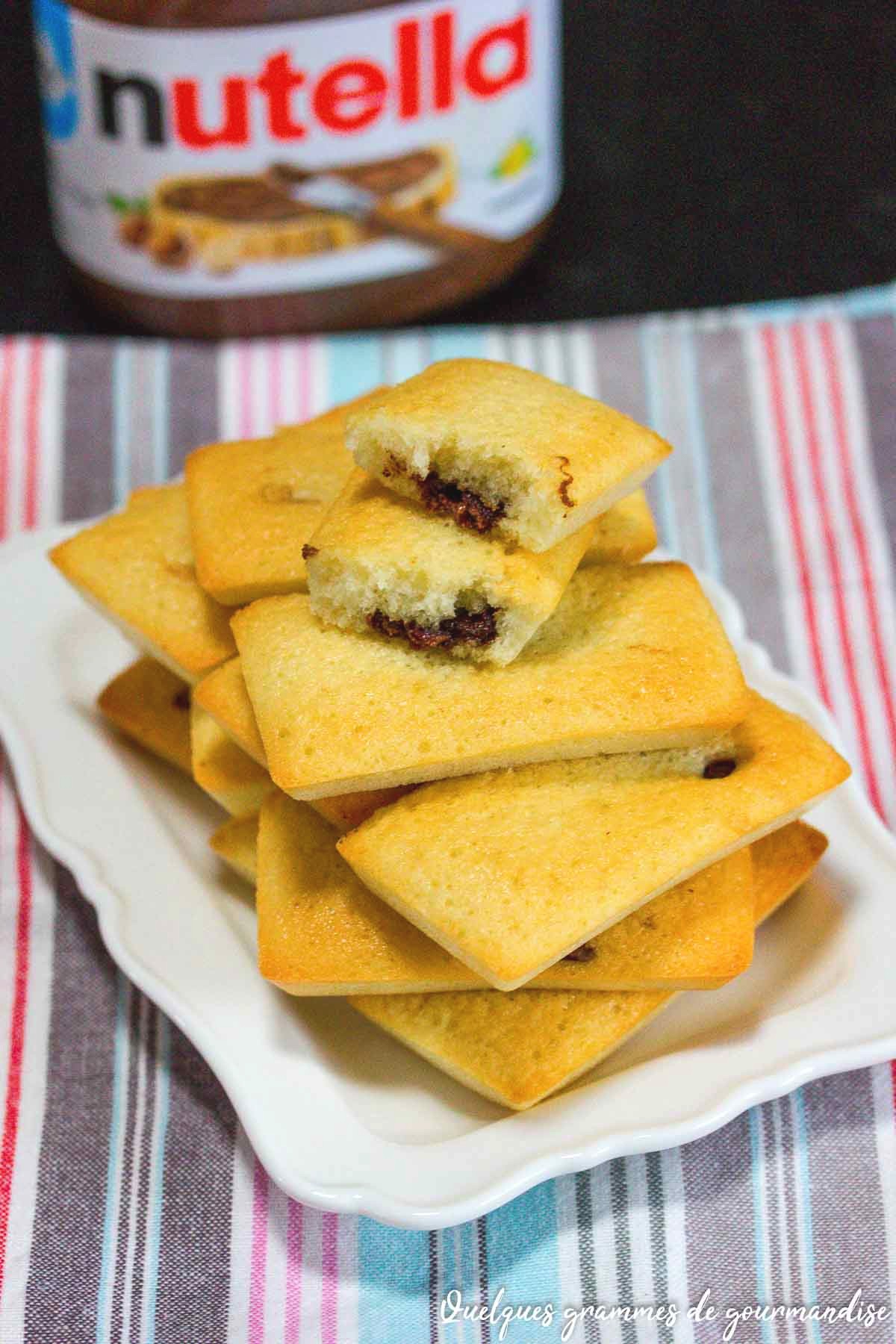 Financiers au Nutella de Cyril Lignac