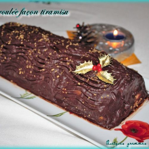 bûche roulée façon tiramisu