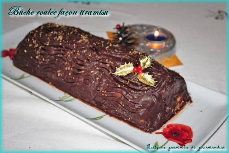 bûche roulée façon tiramisu