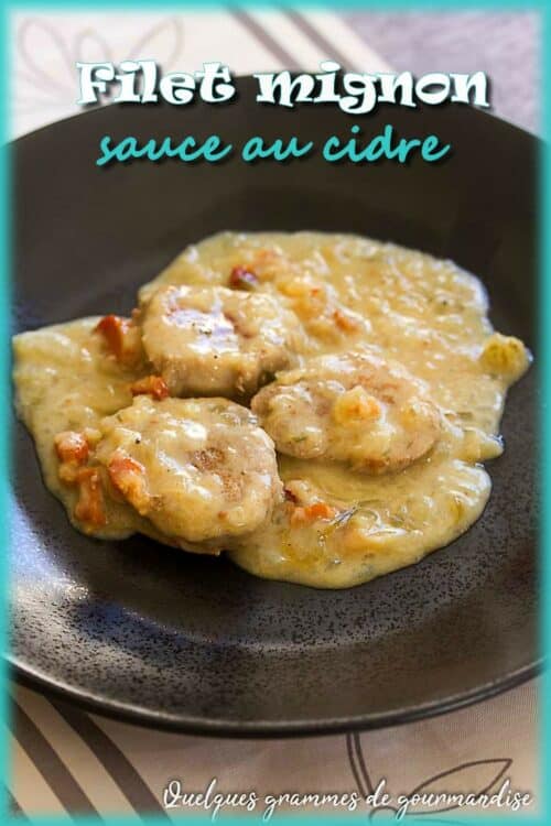 filet mignon sauce au cidre