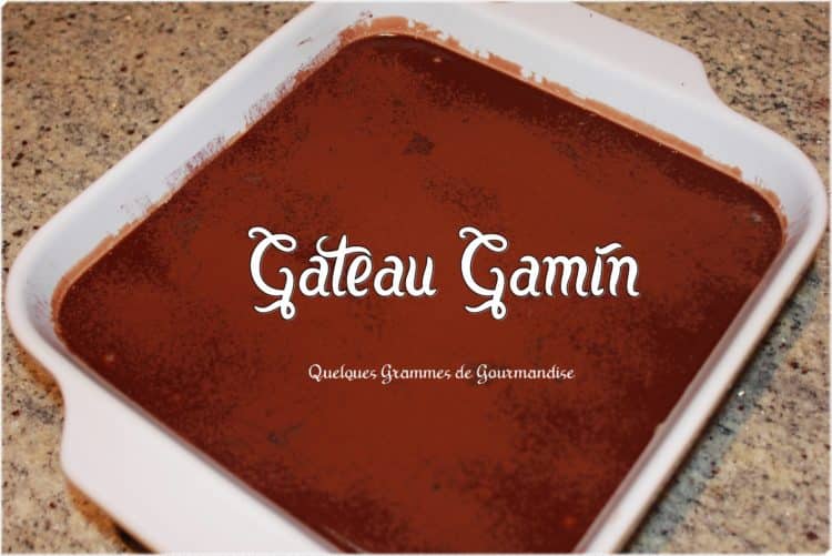 Gâteau Gamin