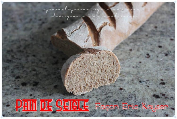 Pain de Seigle façon Kayser