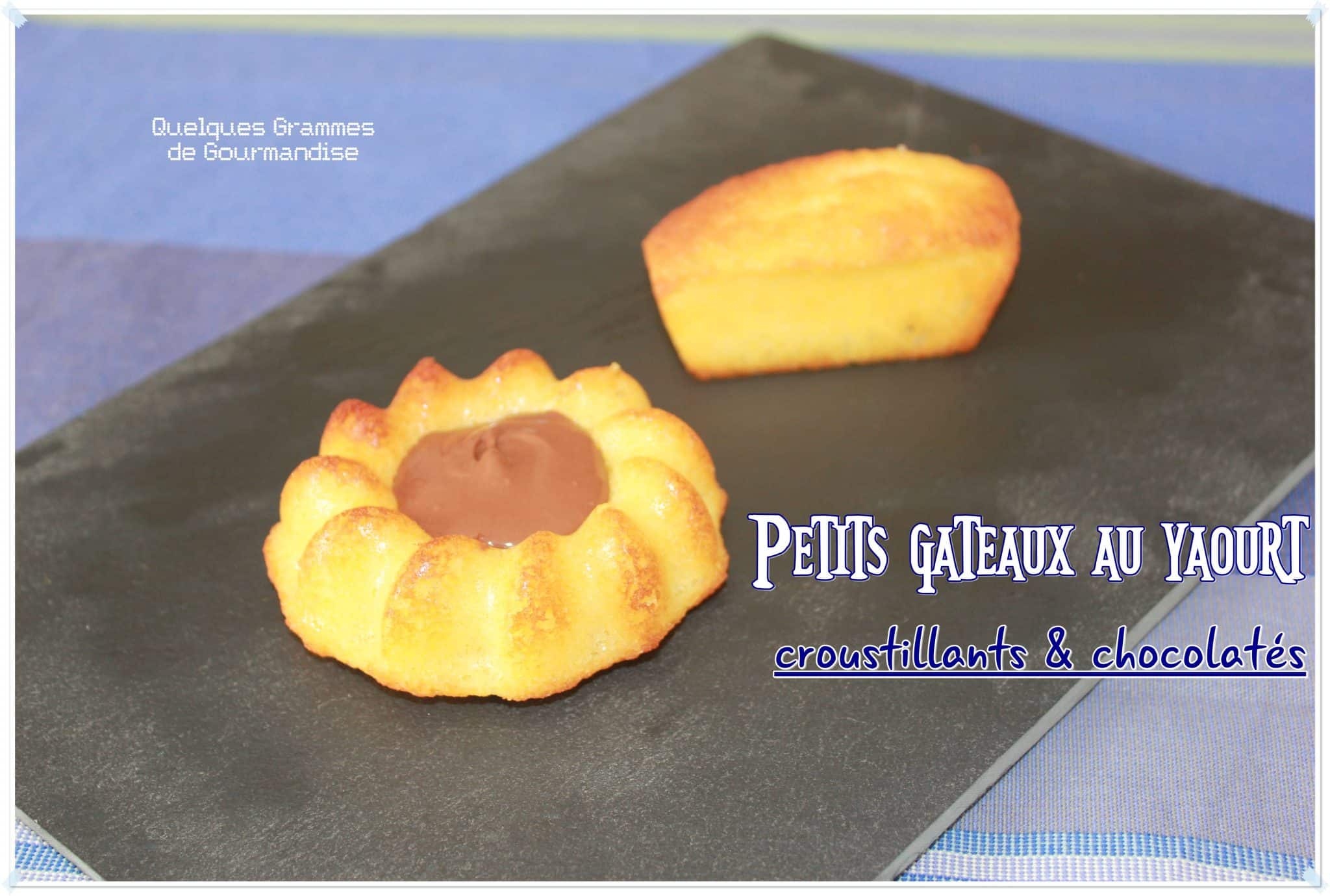 petits gâteaux au yaourt croustillants au chocolat