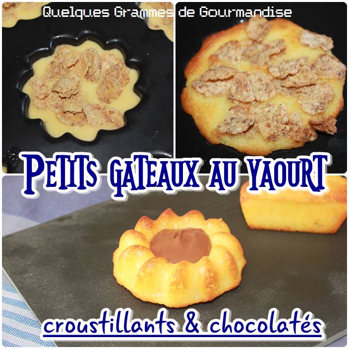 Petit Gateau au Yaourt Croustillant et Chocolaté