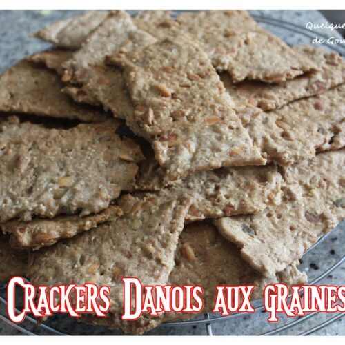 crackers danois aux graines