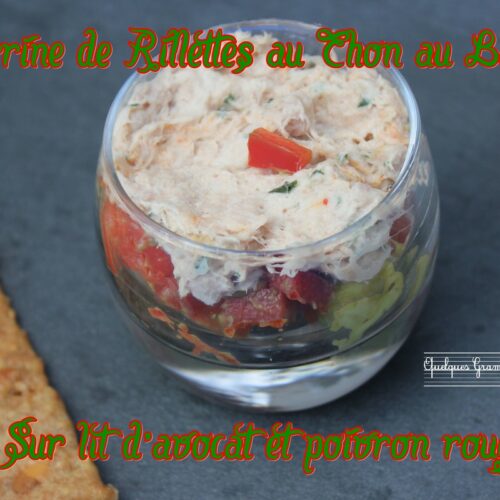 rillettes de thon au basilic