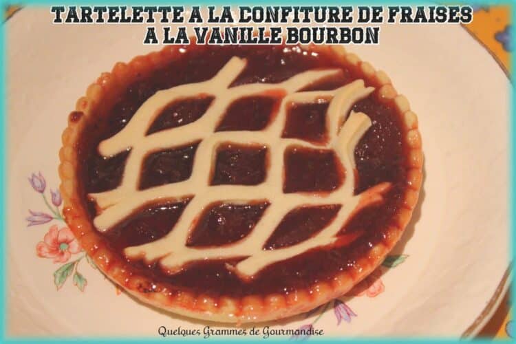 Tartelettes à la confiture de fraises