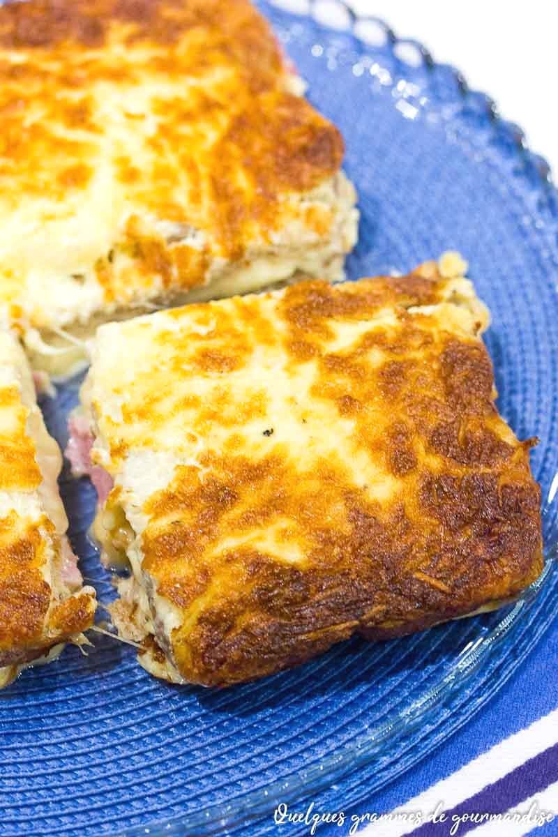 Croque tablette à la raclette