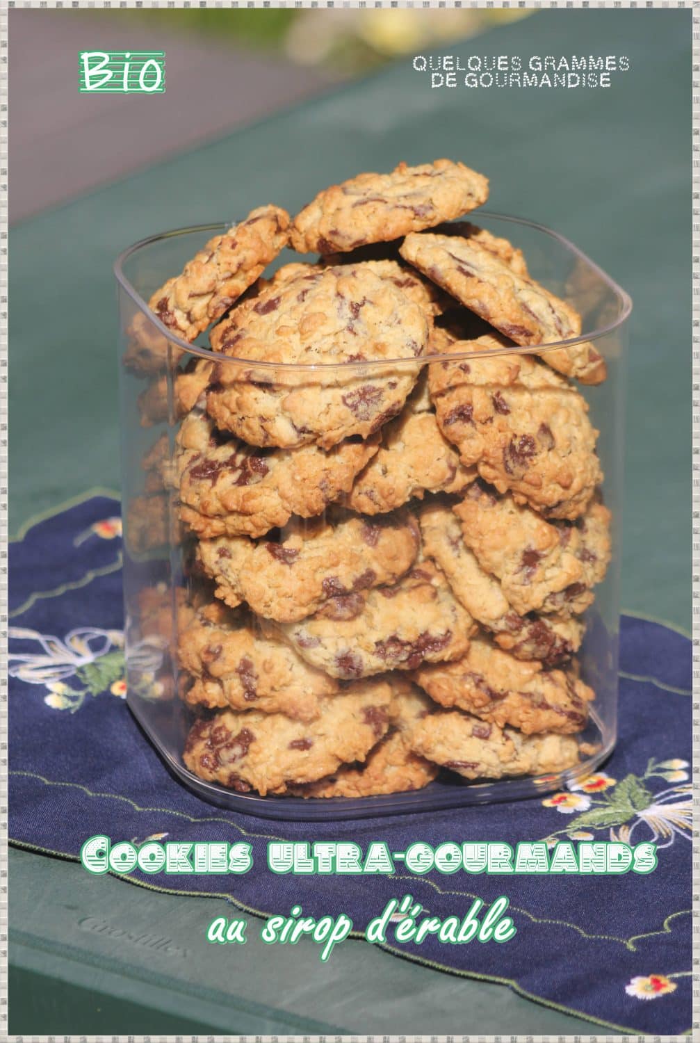 cookies au sirop d'érable