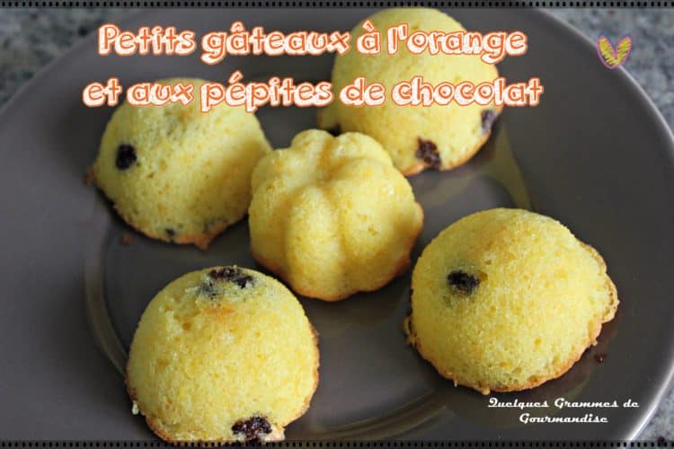 petits gâteaux à l'orange