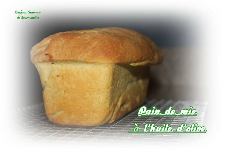 pain de mie à l'huile d'olive