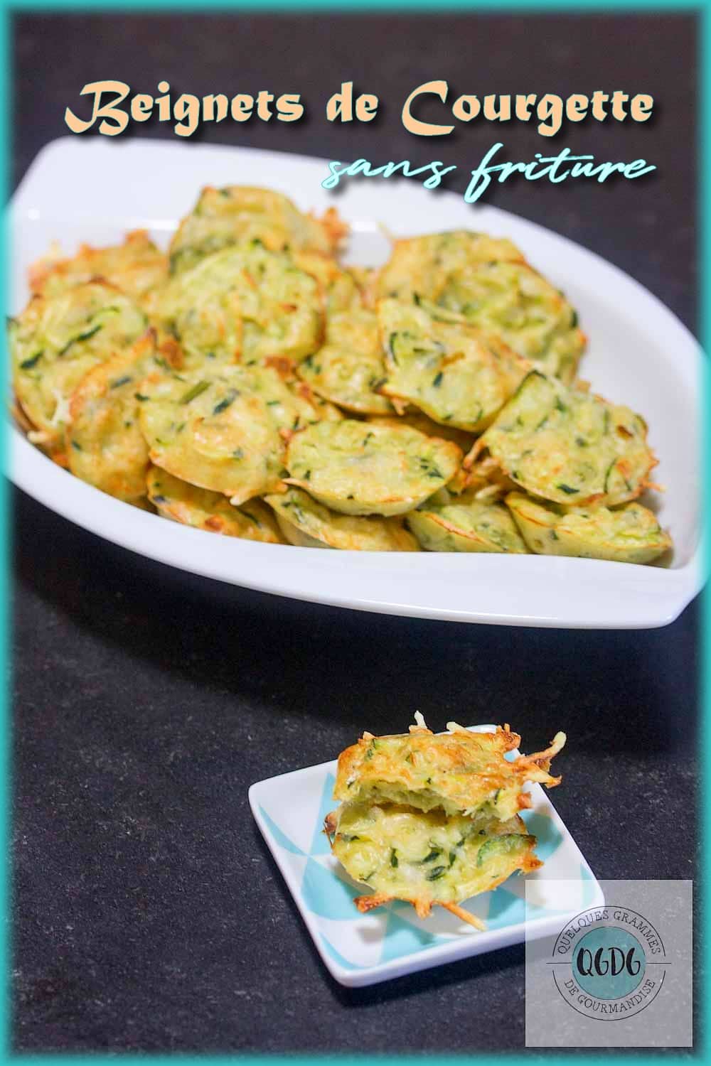 Beignets de courgette au four