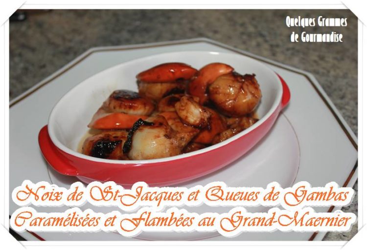 NoixStJacquesQueuesGambasGdMarnier1