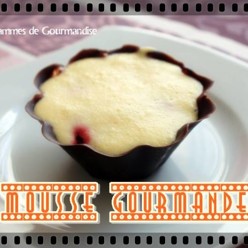 mousse gourmande framboises mascarpone