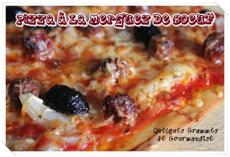 Pizza à la Merguez