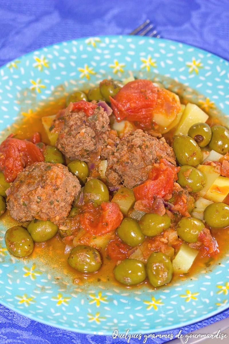 Tajine Kefta Olives