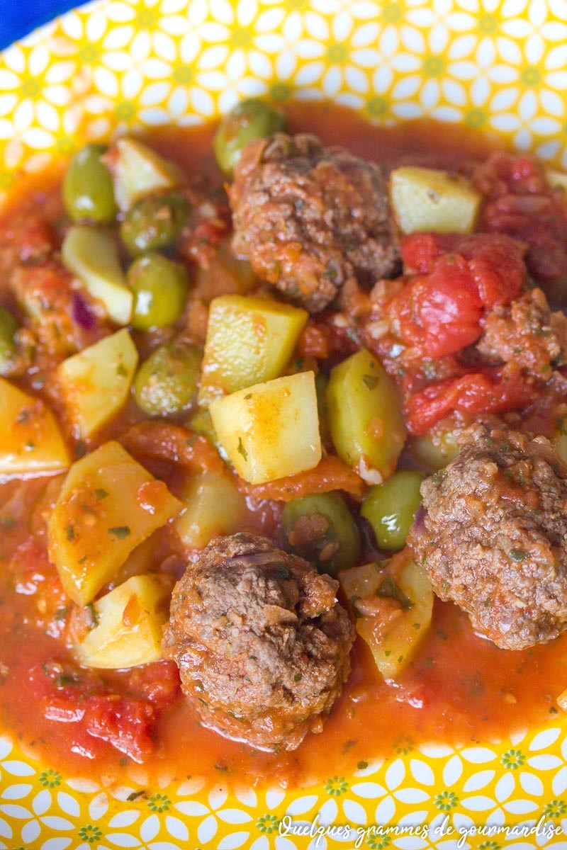Tajine Kefta Olives