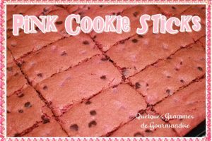 Pink cookie sticks