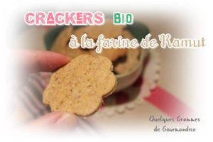 Crackers à la farine de Kamut