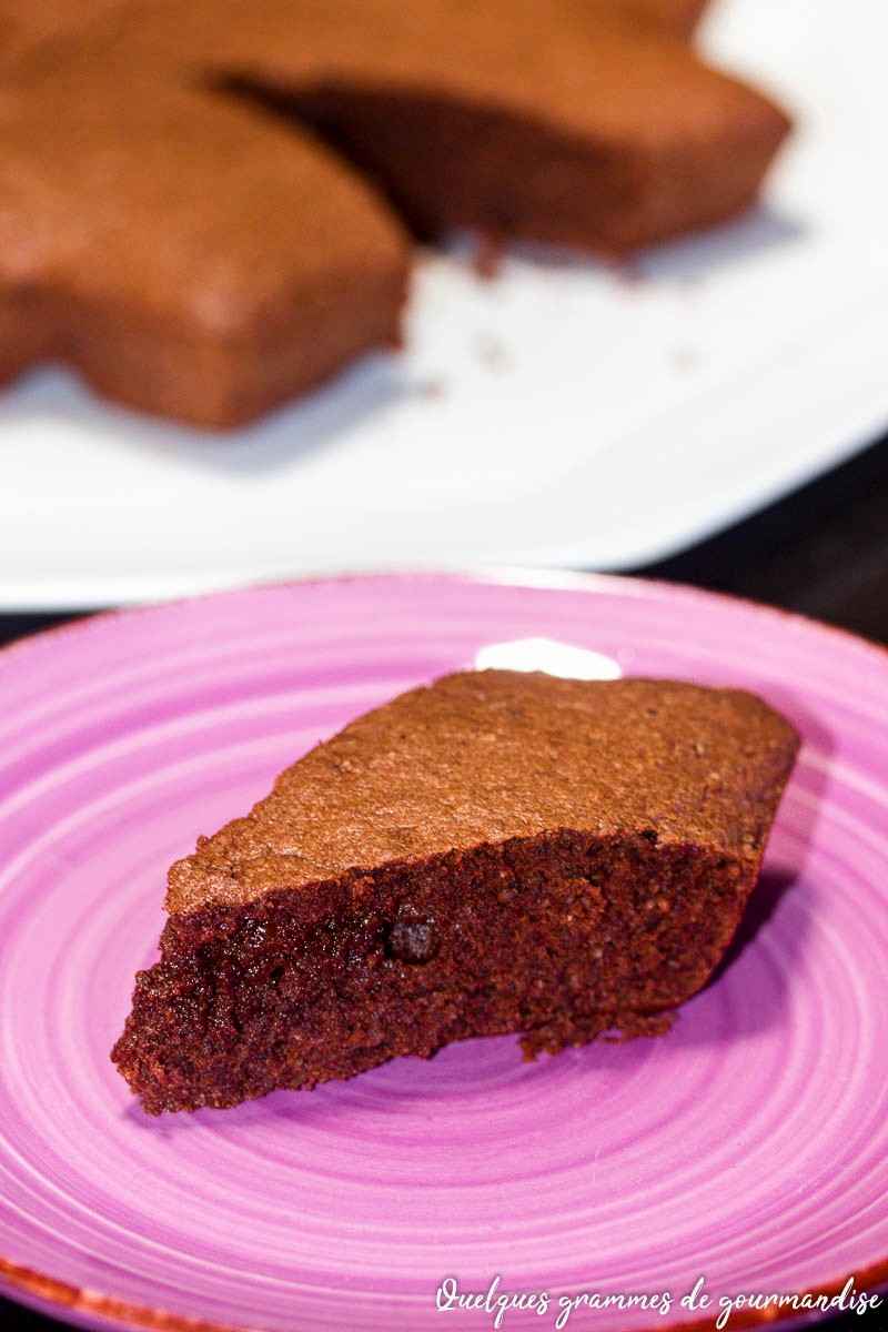 Fondant chocolat aux amandes