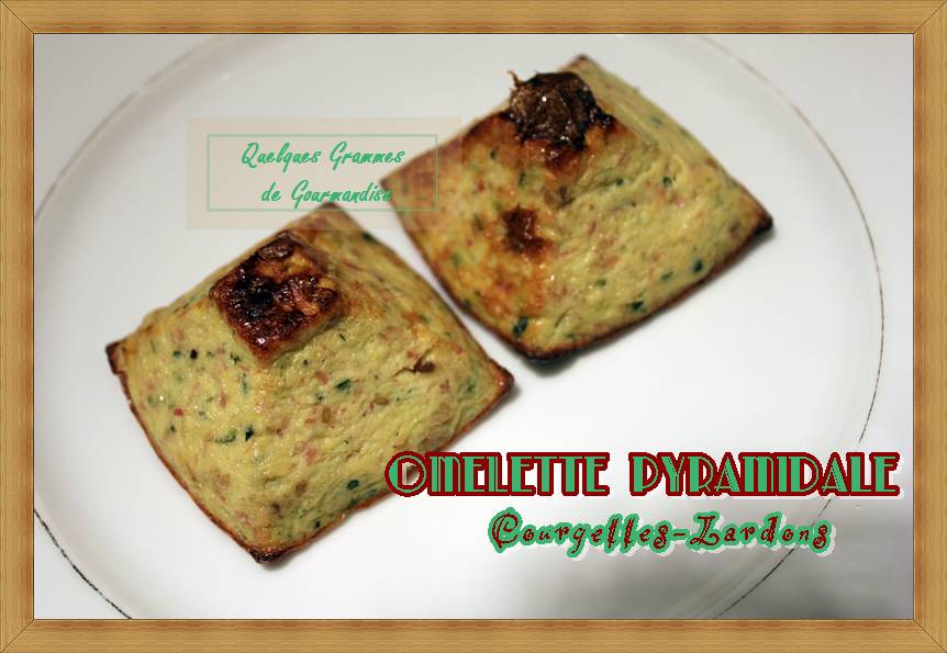 omelette courgettes lardons
