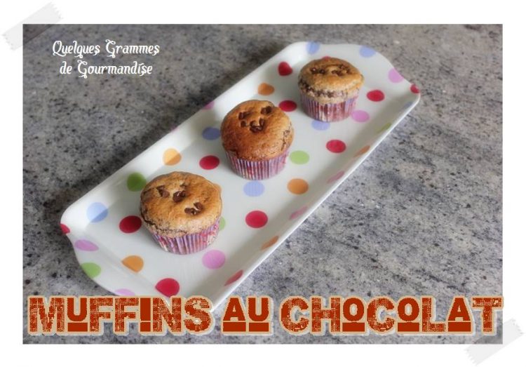 Muffins au chocolat au Thermomix