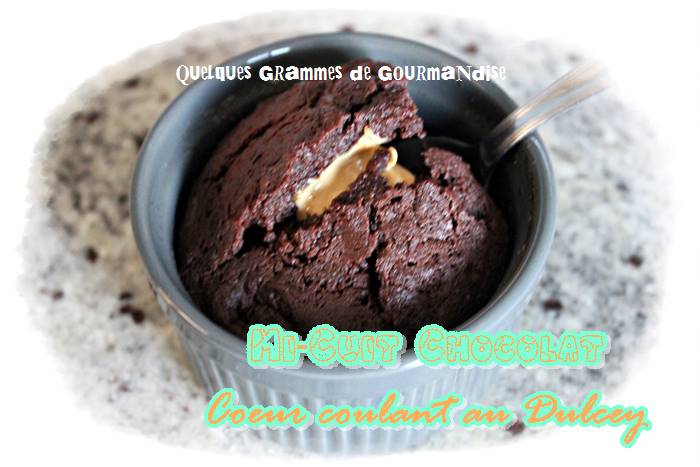 Mi-Cuit chocolat coeur coulant au dulcey