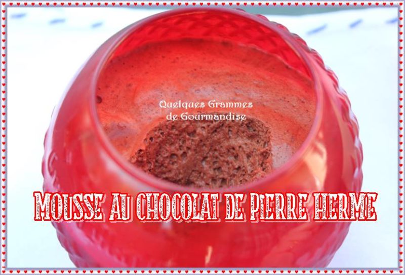 Mousse au chocolat de Pierre Hermé