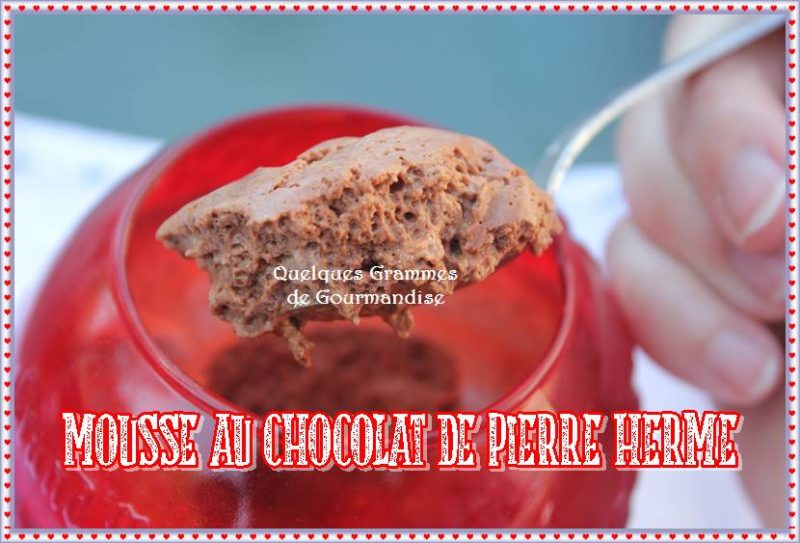 Mousse au chocolat de Pierre Hermé cuillère