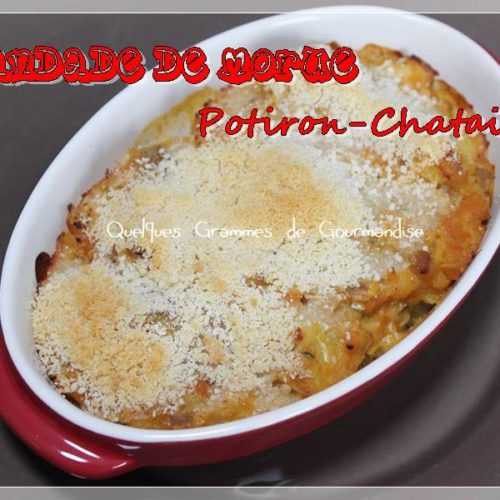 brandade de morue potiron chataignes