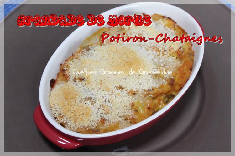 brandade de morue potiron chataignes
