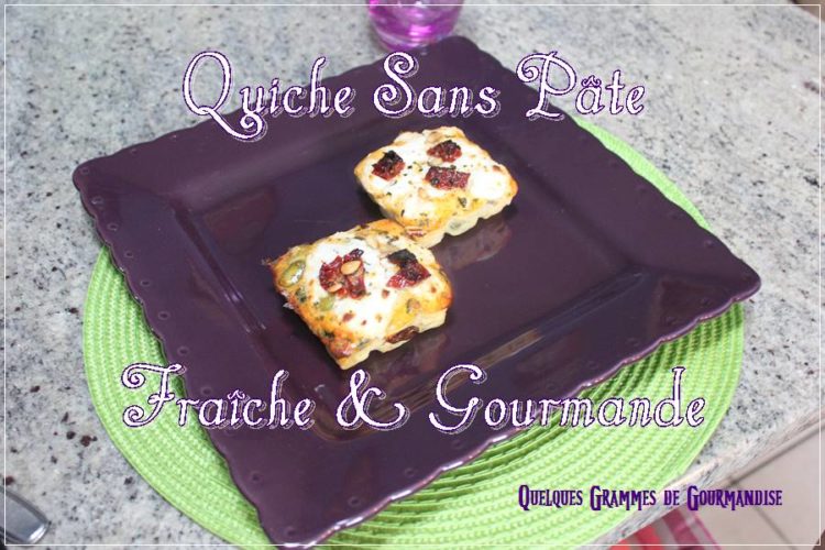 quiche sans pâte au chevre