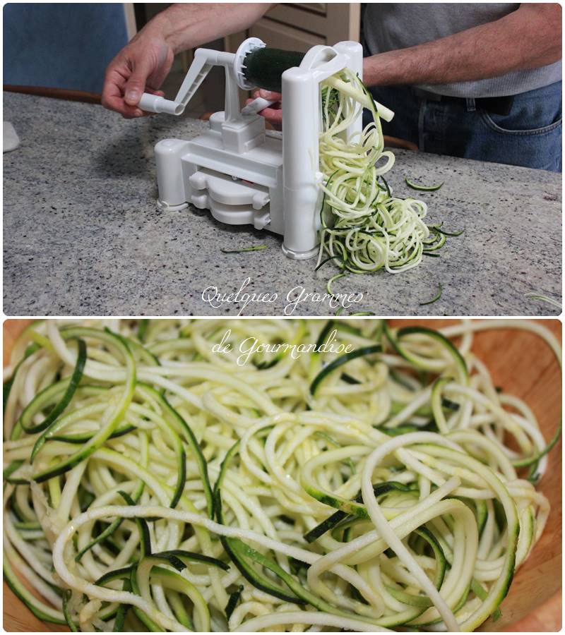 Spaghetti Courgettes
