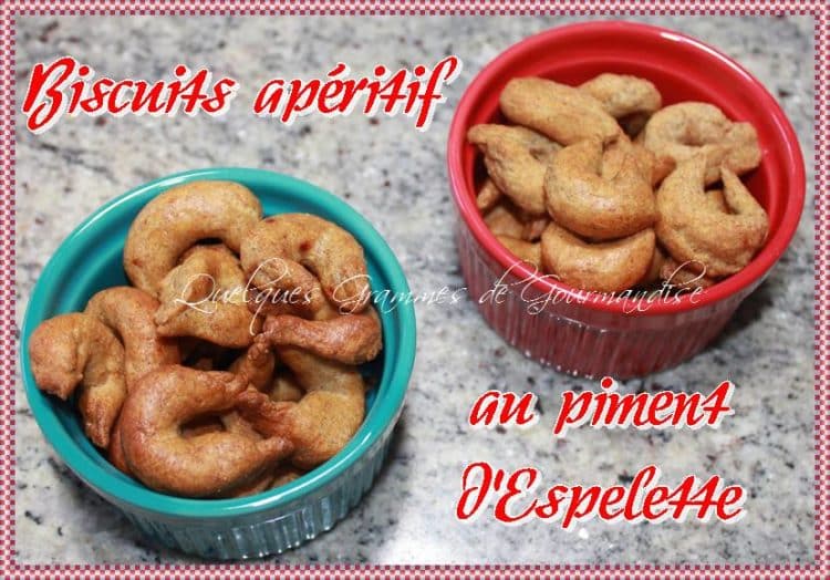 biscuits apéritif au piment d'Espelette