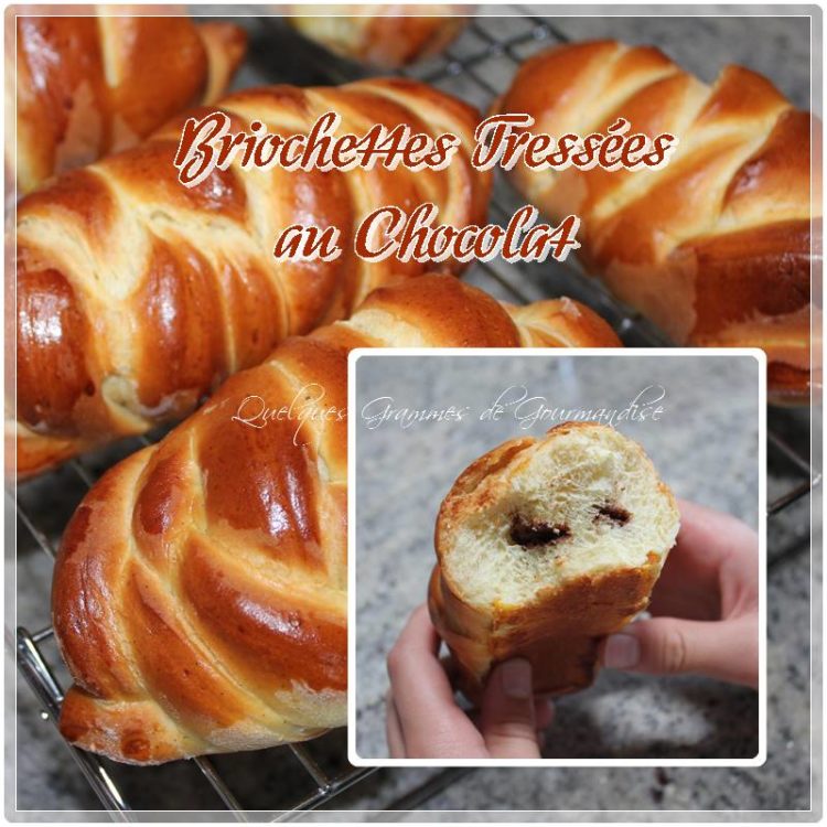 briochettes tressées au chocolat