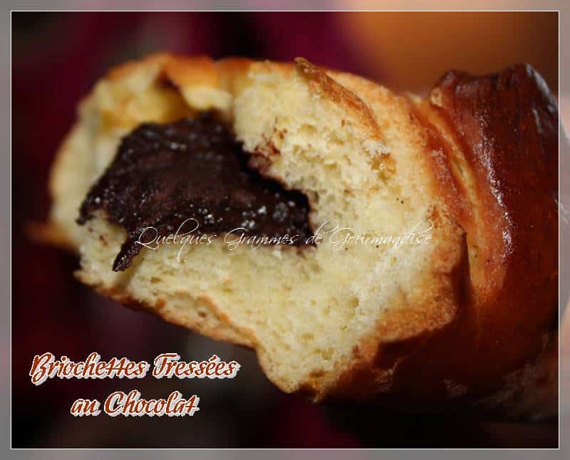 Briochettes Tressées Chocolat entame