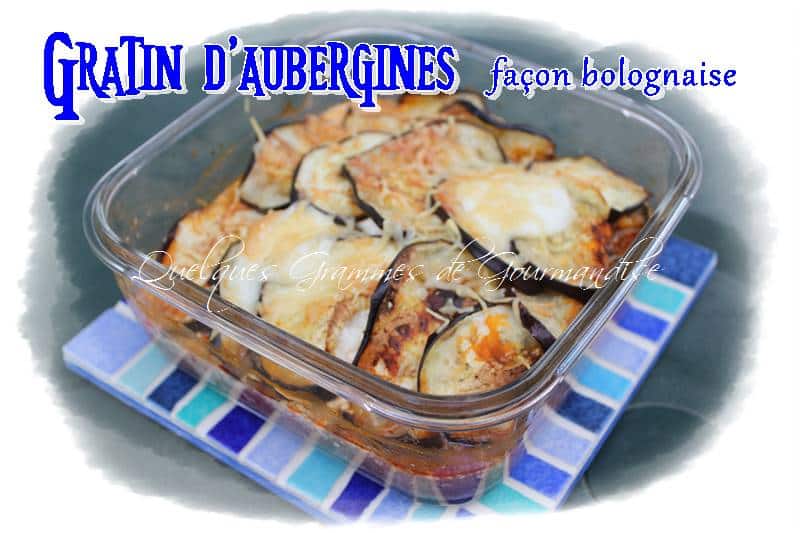 gratin d'aubergines